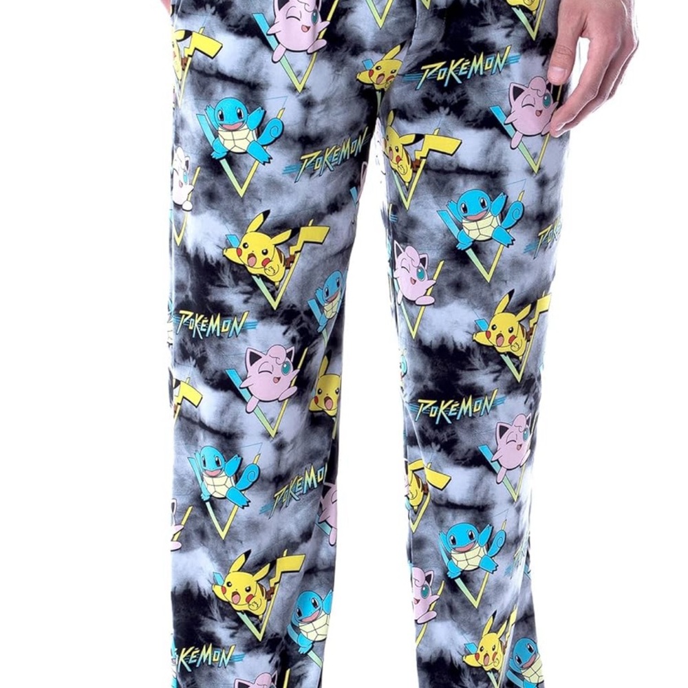 NWT Pokémon Pajama Bottoms Men’s 2XL PJs Loungewear Slub